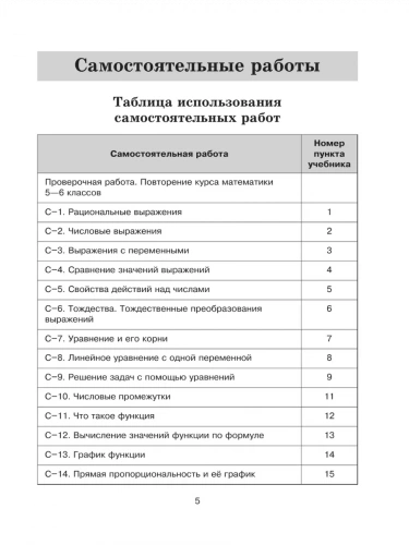 Крайнева Математика 7 класс Контрольные работы